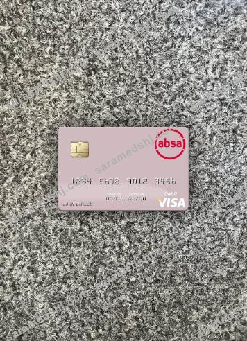 South Africa Absa Group Limited visa debit card photolook front